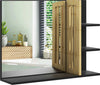 Specchiera-Bagno-Moderna-da-Parete-a-4-Ripiani-in-Legno,-45x15x58.5cm,-Nero-KL6834-673V00BKKL6