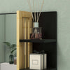 Specchiera-Bagno-Moderna-da-Parete-a-4-Ripiani-in-Legno,-45x15x58.5cm,-Nero-KL6834-673V00BKKL6