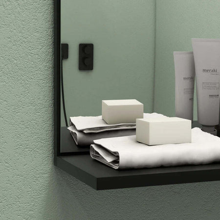 Specchiera-Bagno-Moderna-da-Parete-a-4-Ripiani-in-Legno,-45x15x58.5cm,-Nero-KL6834-673V00BKKL6