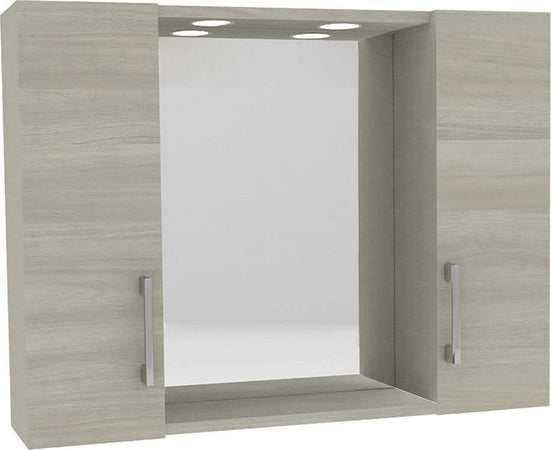 SPECCHIERA-DA-BAGNO-PENSILE-DOPPIO-'DIA'-cm-77-x-16-x-h.57---rovere-grigio-Savinidue