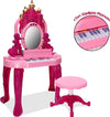 SPECCHIERA MAKE UP PER BAMBINA CON LUCI SUONI TASTIERA PIANOLA E SGABELLO 2IN1 Giochi e giocattoli/Giochi d'imitazione e accessori di travestimento/Accessori per travestimento/Trucchi Trade Shop italia - Napoli, Commerciovirtuoso.it