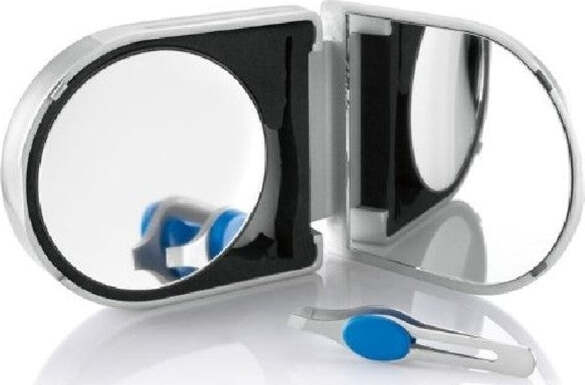 Specchietto Ingrandimento 5x Da Viaggio + Pinzetta Sopracciglia Peli Depilazione Bellezza/Accessori e strumenti di bellezza/Strumenti e accessori per trucco/Specchi cosmetici e specchietti compatti Trade Shop italia - Napoli, Commerciovirtuoso.it