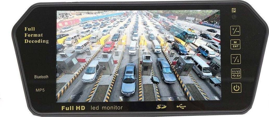 SPECCHIETTO RETROVISORE MONITOR 7'' BLUETOOTH USB SD TFT MP5 CAMERA AUTO Elettronica/Elettronica per veicoli/Elettronica per auto/Telecamera posteriore Trade Shop italia - Napoli, Commerciovirtuoso.it