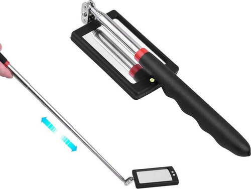 Specchietto-Telescopico-Ispezione-Auto-Specchio-Testa-Snodabile-Asta-Allungabile-Tools