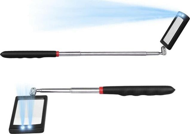 Specchietto-Telescopico-Ispezione-Auto-Specchio-Testa-Snodabile-Asta-Allungabile-Tools