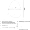 Specchio-5-mm-a-Goccia-Retroilluminato-Led-Interruttore-Touch-PVC-e-MDF