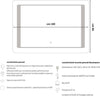 Specchio-5-mm-Rettangolare-Cornice-Led-Interruttore-Touch-Alluminio-MDF