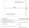 Specchio-5-mm-Rettangolare-Decorazione-Led-Interruttore-Touch-Alluminio