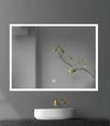 Specchio-5-mm-Rettangolare-Squadrato-Cornice-Led-Interruttore-Touch