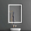 Specchio-5-mm-Rettangolare-Squadrato-Cornice-Led-Interruttore-Touch