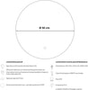 Specchio-5-mm-Tondo-Retroilluminato-Led-Interruttore-Touch-PVC-e-MDF