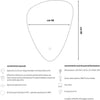 Specchio-5-mm-Triangolare-Stondato-Retroilluminato-Interruttore-Touch