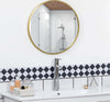 Specchio-Bagno-Rotondo-con-Cornice-da-Parete-in-Lega-di-Alluminio,-Ø50x2cm,-Oro-WF5834-394V01GDWF5