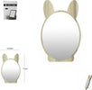 Specchio-Cosmetico-Da-Appoggio-Tavolo-Con-Orecchie-In-Legno-Makeup-Bagno