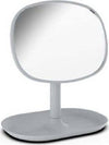 Specchio-Da-Appoggio-Tavolo-Rotondo-15-X-17-Cm-Arredo-Bagno-Vassoio-Grigio-69824
