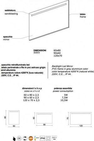 Specchio-da-bagno-con-Retroilluminazione-Superiore-a-Led-60x80cm