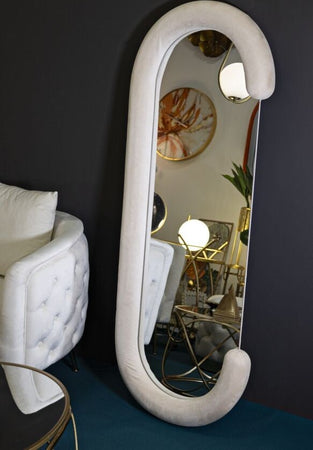 Specchio-Da-Muro-Chantal-Velluto-Crema-Cm-60X7X160