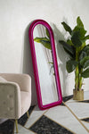 Specchio-Da-Muro-Cloe-Velluto-Fuxia-Cm-60X4X160