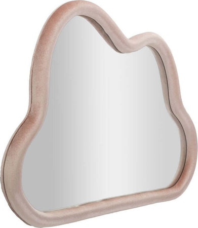 Specchio-Da-Muro-Cloud-Velluto-Rosa-Cm-90X4X60