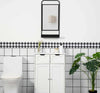 Specchio-da-Parete-con-Mensola-Inferiore-e-Struttura-in-Metallo,-36.2x12x71.7cm,-Nero-JM3830-473JM3