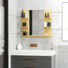 Specchio-da-Parete-Rettangolare-per-Bagno-con-4-Ripiani-Laterali-e-Ampio-Ripiano-Inferiore,-in-MDF-e-Vetro,-80x12.5x70cm-GH6834-423NDGH6