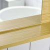 Specchio-da-Parete-Rettangolare-per-Bagno-con-4-Ripiani-Laterali-e-Ampio-Ripiano-Inferiore,-in-MDF-e-Vetro,-80x12.5x70cm-GH6834-423NDGH6