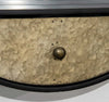 Specchio-da-Parete-Rotondo-da-Ø61cm-con-Cassetto-e-Cornice-in-Metallo-Nero-UJ6830-474UJ6