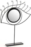 Specchio Da Tavolo 51cm Occhio Nero Bagno Beauty Trucco Metallo Decorativo 782275 Casa e cucina/Bagno/Mobili da bagno/Specchi da bagno/Specchi da tavolo Trade Shop italia - Napoli, Commerciovirtuoso.it