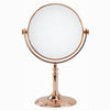 Specchio Da Tavolo Make Up Trucco Accessorio Bagno Oro Rosa Donna 6 27cm 69414