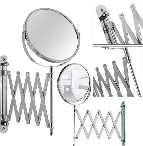 SPECCHIO DA TRUCCO A PARETE ALLUNGABILE TELESCOPICO ROTONDO FRONTE RETRO 2X Casa e cucina/Bagno/Accessori per il bagno/Specchi/Specchi da tavolo Trade Shop italia - Napoli, Commerciovirtuoso.it