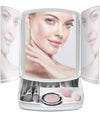 Specchio Make Up Con Luci A Led E Cassetti Per Trucco Regolabile Pieghevole Away
