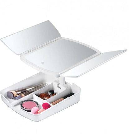 Specchio Make Up Con Luci Led Cassetti Per Trucco Regolabile Pieghevole 720013 Salute e Bellezza > Make Up e Cosmetici > Specchi da Trucco Trade Shop italia - Napoli, Commerciovirtuoso.it