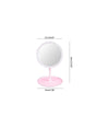 Specchio Per Il Trucco Illuminato A Led Makeup Cosmetico Girevole Luce Ad Anello