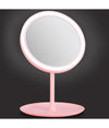 Specchio Per Il Trucco Illuminato A Led Makeup Cosmetico Girevole Luce Ad Anello