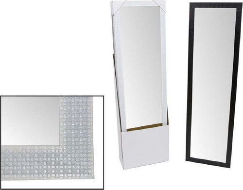 Specchio Rettangolare In Pvc Specchiera Con Cornice Decorata 30 X 120 Cm 193228 Salute e Bellezza > Make Up e Cosmetici > Specchi da Trucco Trade Shop italia - Napoli, Commerciovirtuoso.it
