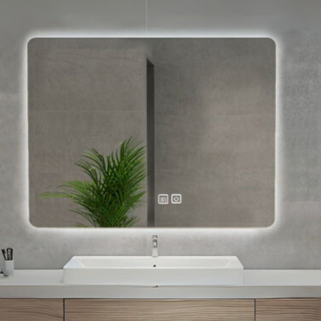 Specchio smart rettangolare YJ-70100A con retroilluminazione 70x100 cm.