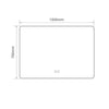 Specchio smart rettangolare YJ-70100A con retroilluminazione 70x100 cm.