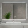 Specchio smart rettangolare YJ-70120A con retroilluminazione 70x120 cm.