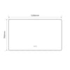 Specchio smart rettangolare YJ-70120A con retroilluminazione 70x120 cm.
