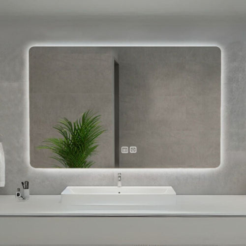 Specchio smart rettangolare YJ-70140A con retroilluminazione 70x140 cm.