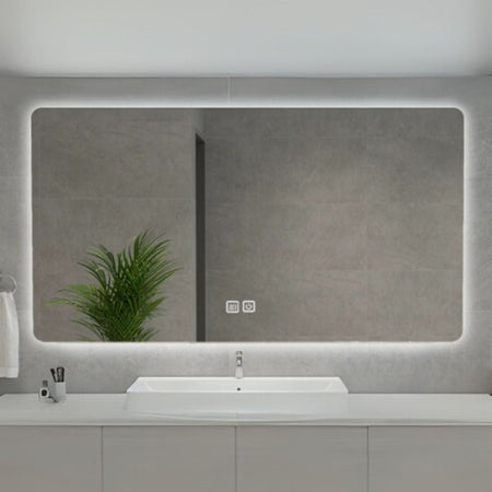 Specchio smart rettangolare YJ-70180A con retroilluminazione 70x180 cm.