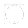 Specchio smart rotondo YJ-110A diametro 110 cm.