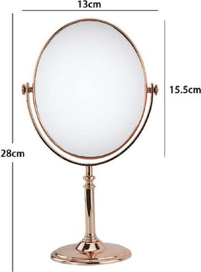 Specchio Da Tavolo Make Up Trucco Accessorio Bagno Dorato Donna 28cm Ovale 69416 Salute e Bellezza > Make Up e Cosmetici > Specchi da Trucco Trade Shop italia - Napoli, Commerciovirtuoso.it