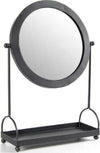Specchio Tavolo Metallo Appoggio Porta Oggetti Nero Bagno Trucco 27x38cm 782237 Casa e cucina/Decorazioni per interni/Specchi/Specchi da parete Trade Shop italia - Napoli, Commerciovirtuoso.it