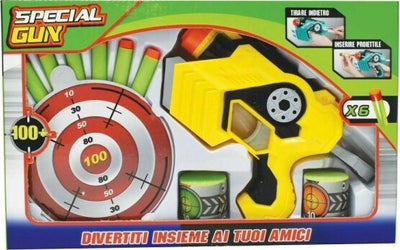Special-Gun-Pistola-Con-6-Dardi-Bersaglio-Giocattolo-Gioco-Bambini