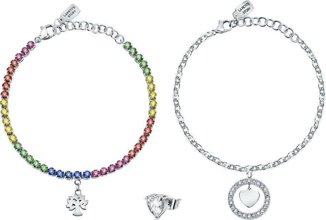Special-set-LA-PETITE-STORY-Love-/-2-Bracciali-/-1-Anello