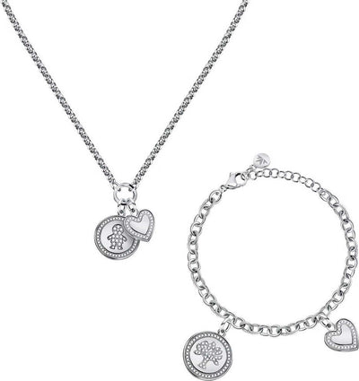 Special-Set-MORELLATO-Love-collana-/-bracciale-acciaio-bimbo-/-albero-vita