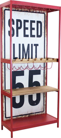 SPEED-LIMIT---mobile-con-portabottiglie-Rosso-Milani-Home