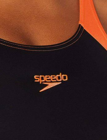 Speedo End Boom Splice Racerback Costume da bagno Nero / Arancio Sport e tempo libero/Attività ricreative all'aperto/Sport acquatici/Nuoto/Costumi/Costumi da bagno/Donna/Costumi interi Scontolo.net - Potenza, Commerciovirtuoso.it