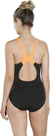Speedo End Boom Splice Racerback Costume da bagno Nero / Arancio Sport e tempo libero/Attività ricreative all'aperto/Sport acquatici/Nuoto/Costumi/Costumi da bagno/Donna/Costumi interi Scontolo.net - Potenza, Commerciovirtuoso.it